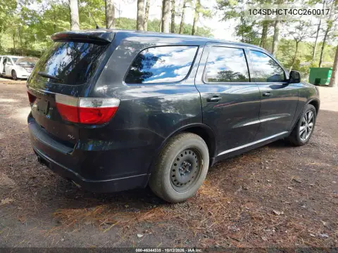 1C4SDHCT4CC260017 — 2012 Dodge Durango, photo 5 from IAAI 27.10.2026, Normal wear