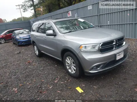 1C4RDJAG6EC468494 — 2014 Dodge Durango, Подтопление, фото до ремонта