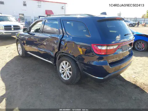 2014 Dodge Durango Sxt VIN 1C4RDJAG9EC502413 фото 3
