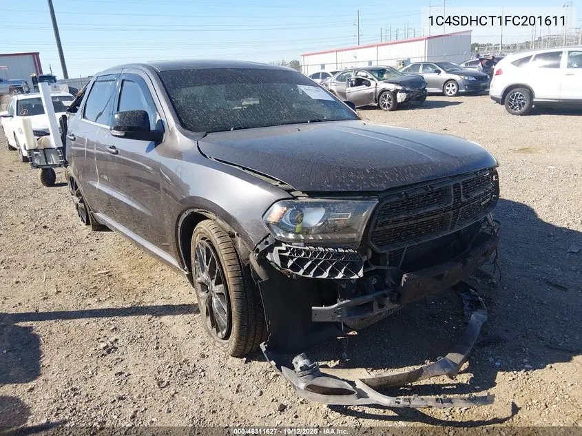 1C4SDHCT1FC201611 Dodge Durango 2015 — Rollover damage, before-repair photo