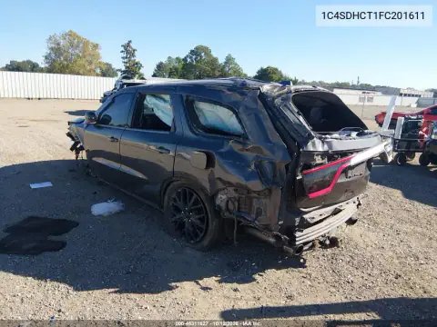1C4SDHCT1FC201611 — 2015 Dodge Durango, photo 3 from IAAI, Rollover