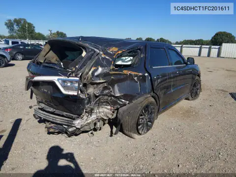 1C4SDHCT1FC201611 — 2015 Dodge Durango, photo 4 from IAAI, Rollover
