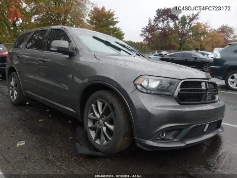 1C4SDJCT4FC723172 — 2015 Dodge Durango, Parte delantera, fotos antes de reparar