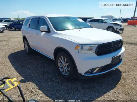 1C4SDJFT0GC433038 — 2016 Dodge Durango, фото 2 с аукциона IAAI 21.10.2026, Естественный износ