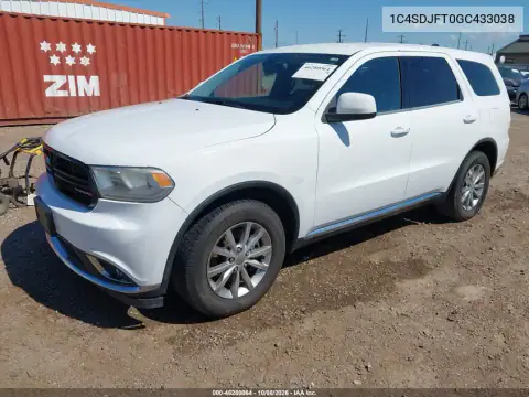 1C4SDJFT0GC433038 — 2016 Dodge Durango, фото 3 с аукциона IAAI 21.10.2026, Естественный износ