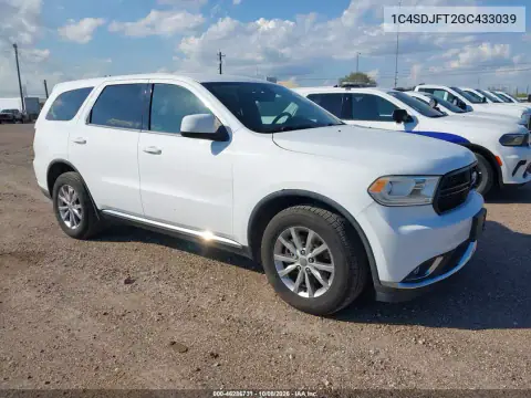 1C4SDJFT2GC433039 — 2016 Dodge Durango, Естественный износ, фото до ремонта