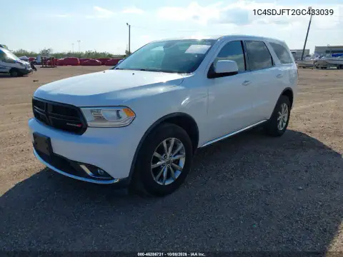 1C4SDJFT2GC433039 — 2016 Dodge Durango, фото 3 с аукциона IAAI 21.10.2026, Естественный износ