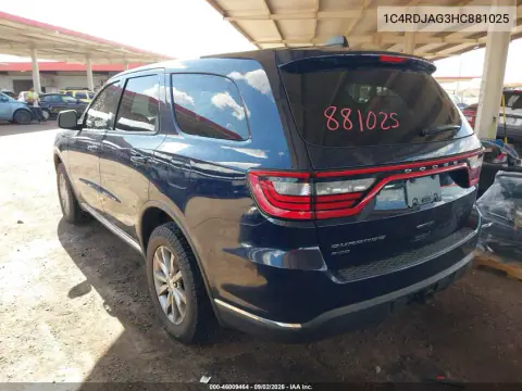 2017 Dodge Durango Sxt Awd VIN 1C4RDJAG3HC881025 фото 4