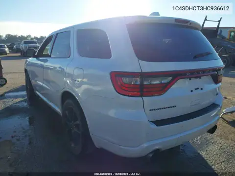 2017 Dodge Durango R/T Rwd VIN 1C4SDHCT3HC936612 фото 3