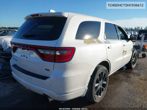 2017 Dodge Durango R/T Rwd VIN 1C4SDHCT3HC936612 фото 4