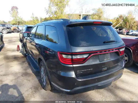 1C4RDJAG2HC789484 — 2017 Dodge Durango, foto 4 de IAAI, Parte delantera