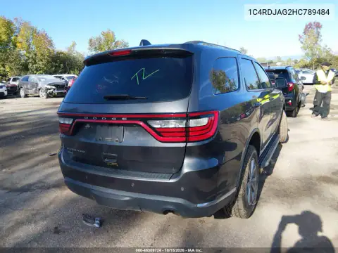 1C4RDJAG2HC789484 — 2017 Dodge Durango, foto 5 de IAAI, Parte delantera