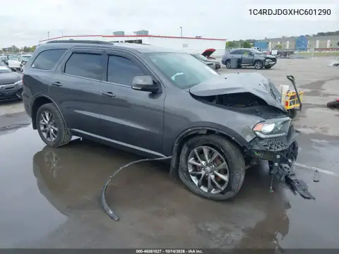 1C4RDJDGXHC601290 — 2017 Dodge Durango, Delantera izquierda, fotos antes de reparar