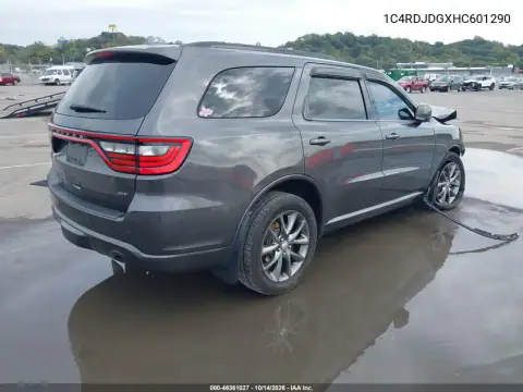 1C4RDJDGXHC601290 — 2017 Dodge Durango, foto 4 de IAAI, Delantera izquierda