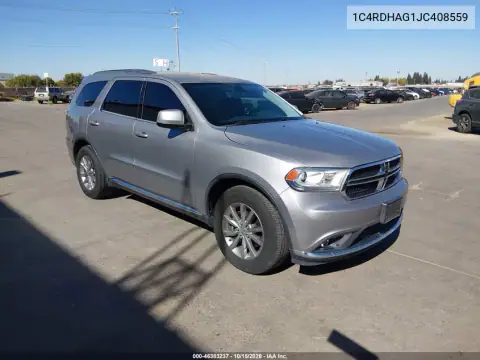 1C4RDHAG1JC408559 — 2018 Dodge Durango, Normalne zużycie, zdjęć przed naprawą