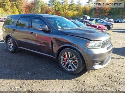 1C4SDJGJ9KC647127 — 2019 Dodge Durango, მარჯვენა მხარე, ფოტოები შეკეთებამდე