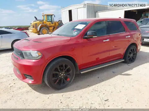 1C4RDHDG7KC717403 — 2019 Dodge Durango, foto 3 de IAAI 22.10.2026, Embargado por el acreedor