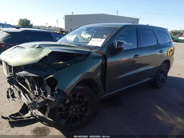 1C4RDJDG6MC837302 — 2021 Dodge Durango, photo 2 from IAAI, Front end