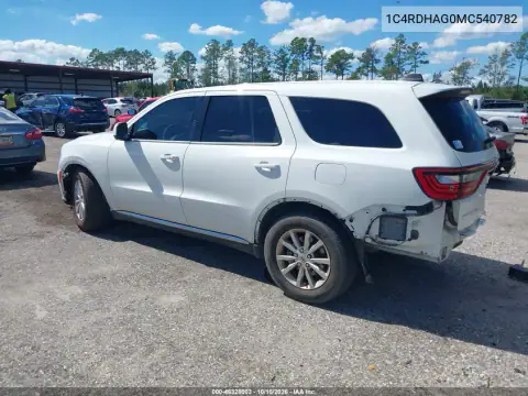 1C4RDHAG0MC540782 — 2021 Dodge Durango, photo 4 from IAAI, Rear end