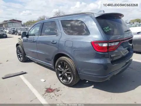1C4RDJDG5MC663268 — 2021 Dodge Durango, ფოტო 4, IAAI 01.11.2026, წინა ნაწილი