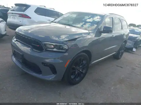 1C4RDHDG6MC878327 — 2021 Dodge Durango, photo 3 from IAAI, Rear end