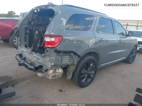1C4RDHDG6MC878327 — 2021 Dodge Durango, photo 5 from IAAI, Rear end