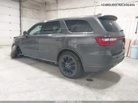 1C4RDJDG7MC696496 — 2021 Dodge Durango, zdjęcie 4 z IAAI, Przód
