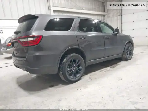 1C4RDJDG7MC696496 — 2021 Dodge Durango, zdjęcie 5 z IAAI, Przód