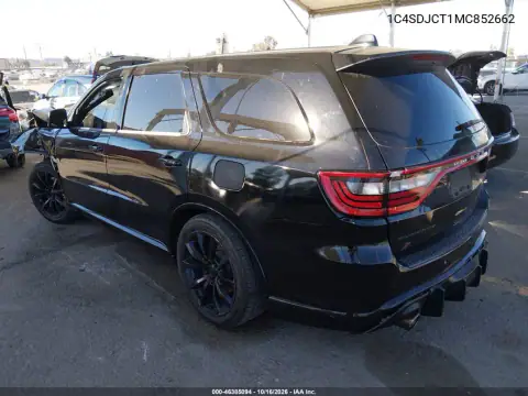 1C4SDJCT1MC852662 — 2021 Dodge Durango, фото 3 с аукциона IAAI, передняя часть слева