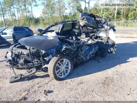 1C4RDJDG8PC637493 — 2023 Dodge Durango, foto 2 de IAAI, No indicado