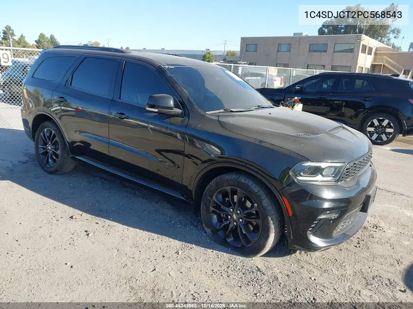 1C4SDJCT2PC568543 — 2023 Dodge Durango, фото 2 с аукциона IAAI, Повреждения со всех сторон