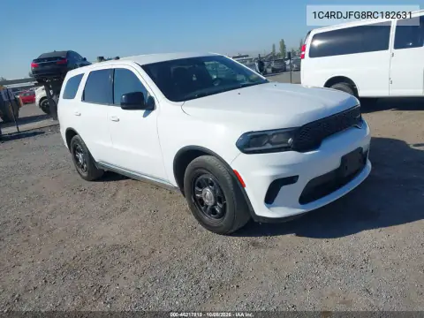 1C4RDJFG8RC182631 — 2024 Dodge Durango, ЕСТЕСТВЕННЫЙ ИЗНОС, фото до ремонта