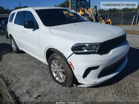 1C4RDHDG6TC186938 — 2026 Dodge Durango, Front and rear, before-repair photos