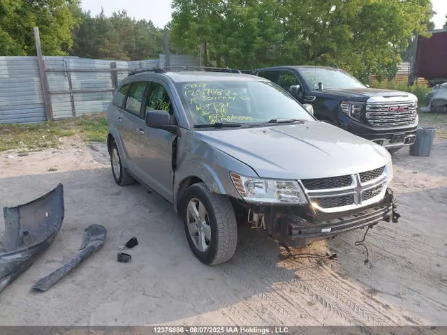 3C4PDCAB7FT669334 — 2015 Dodge Journey SE, Передняя часть (Front), фото до ремонта