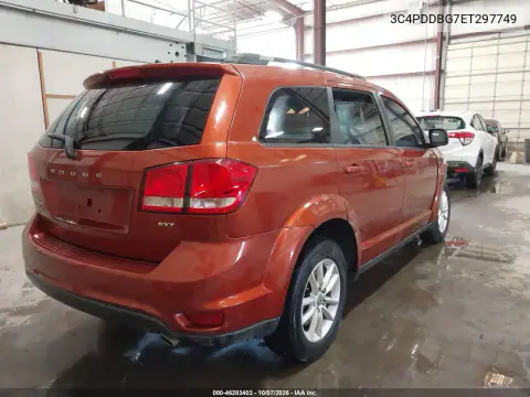 2014 Dodge Journey Sxt VIN 3C4PDDBG7ET297749 фото 4