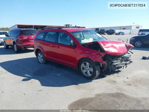 3C4PDCAB3ET217024 Dodge Journey 2014 — повреждение Передняя часть, фото до ремонта