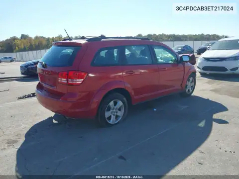 3C4PDCAB3ET217024 — 2014 Dodge Journey, фото 4 с аукциона IAAI, Передняя часть