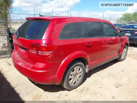 3C4PDCAB0FT728482 — 2015 Dodge Journey, фото 5 с аукциона IAAI 22.10.2026, Естественный износ