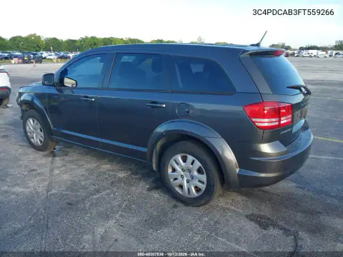 3C4PDCAB3FT559266 — 2015 Dodge Journey, photo 4 from IAAI, Front end