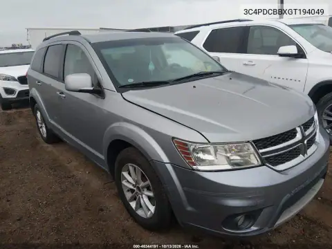 3C4PDCBBXGT194049 — 2016 Dodge Journey, Normal wear, before-repair photos