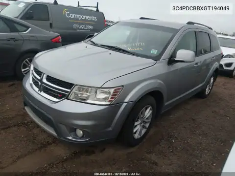 3C4PDCBBXGT194049 — 2016 Dodge Journey, zdjęcie 3 z IAAI 20.10.2026, Normalne zużycie