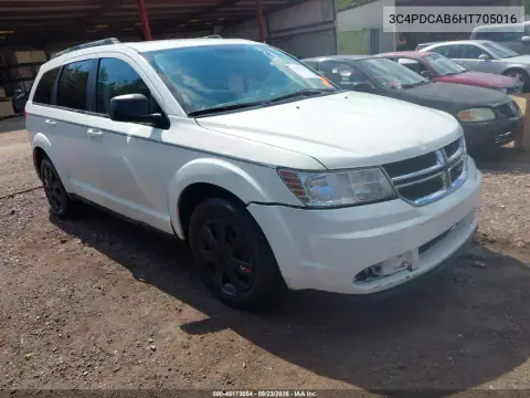 3C4PDCAB6HT705016 — 2017 Dodge Journey, Normalne zużycie, zdjęć przed naprawą