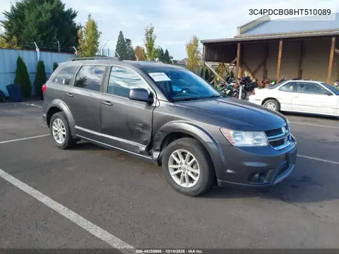 3C4PDCBG8HT510089 — 2017 Dodge Journey, Lado derecho, fotos antes de reparar