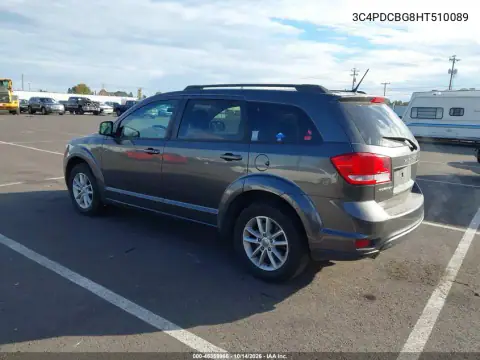 3C4PDCBG8HT510089 — 2017 Dodge Journey, foto 4 de IAAI, Lado derecho