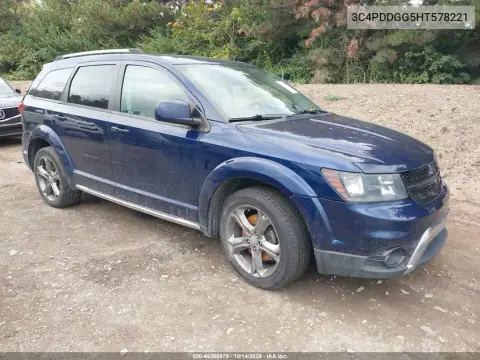 3C4PDDGG5HT578221 — 2017 Dodge Journey, Zalanie, zdjęć przed naprawą