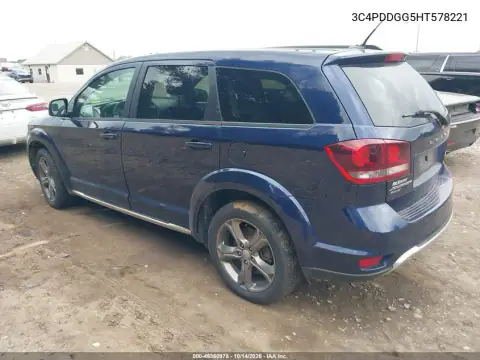 3C4PDDGG5HT578221 — 2017 Dodge Journey, zdjęcie 3 z IAAI, Zalanie