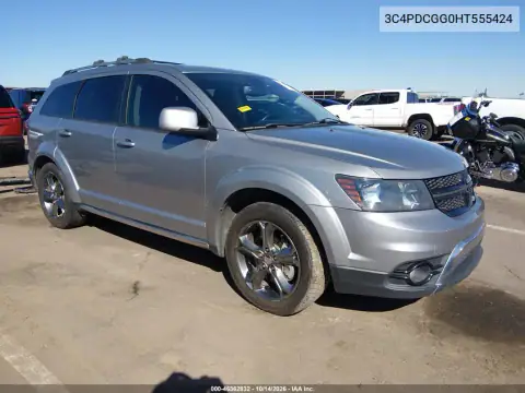 3C4PDCGG0HT555424 — 2017 Dodge Journey, Left rear, before-repair photos