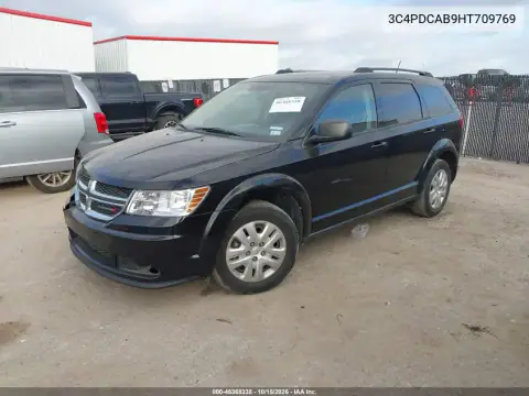 3C4PDCAB9HT709769 — 2017 Dodge Journey, foto 3 de IAAI, Parte delantera