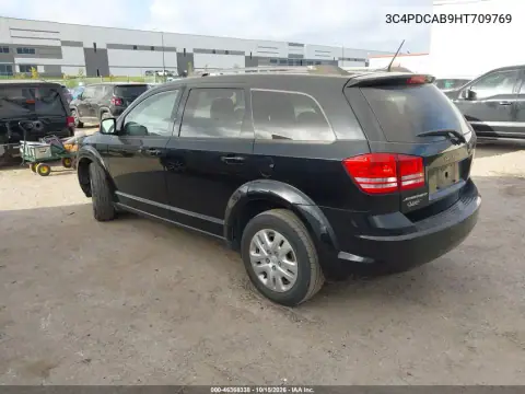 3C4PDCAB9HT709769 — 2017 Dodge Journey, foto 4 de IAAI, Parte delantera