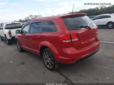 3C4PDCEG5JT472645 — 2018 Dodge Journey, ფოტო 4, IAAI, წინა ნაწილი